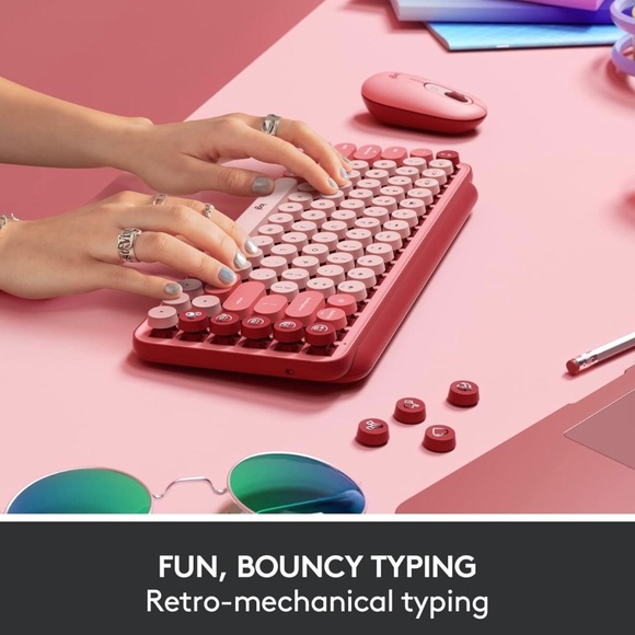 Very bright colored keyboard new buy it and never